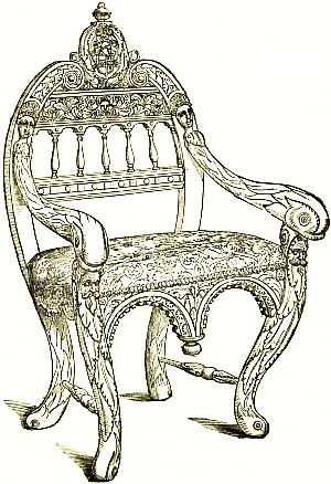 German arm-chair; seventeenth century