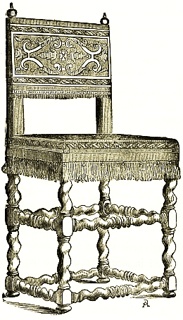 Italian chair; sixteenth century
