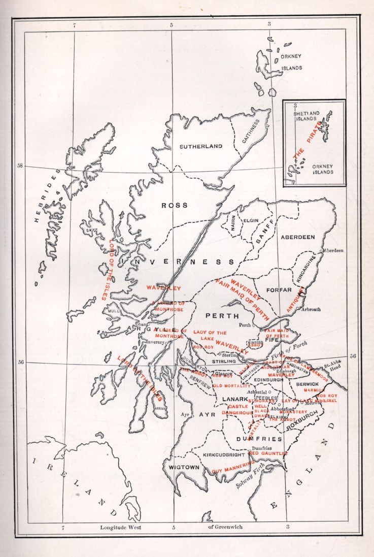 Map of Scotland