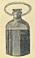 A water bottle