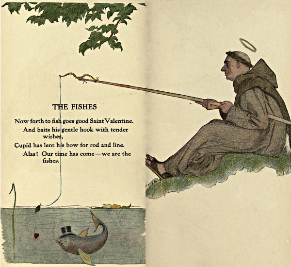 Saint Valentine, fishing