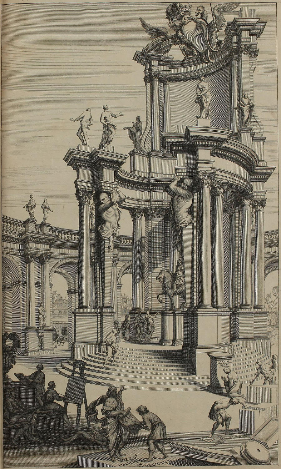 Classical amphitheatre and columns