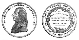 Illustration: Medallion of Charles Carrollton