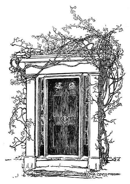Door of the Larcom House where Mrs. Dow lived