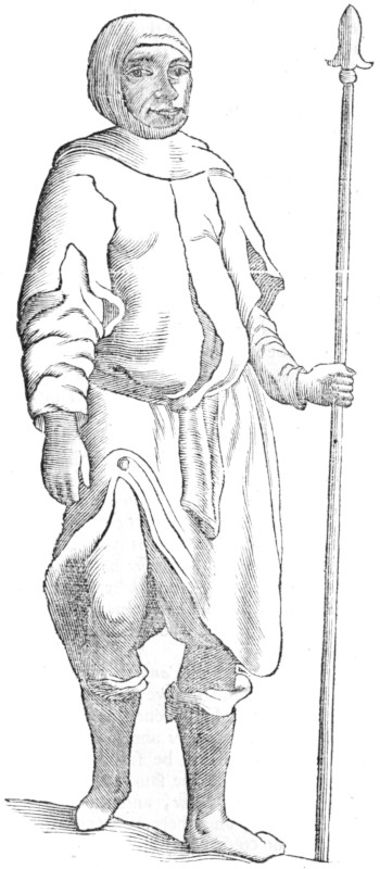Laplander holding spear