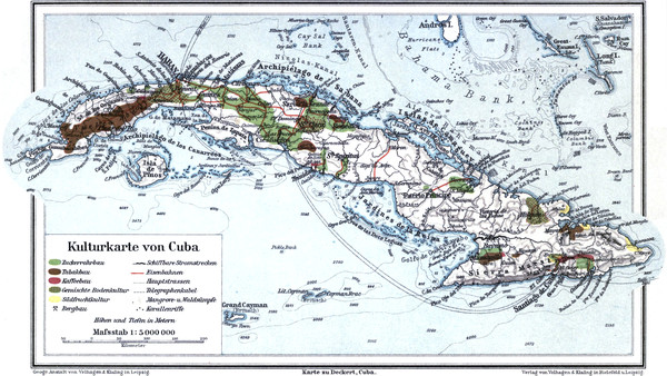 Kulturkarte von Cuba
