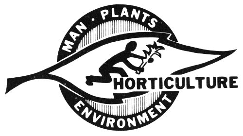 MAN · PLANTS · ENVIRONMENT · HORTICULTURE