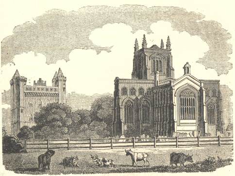 Tattershall Church and Castle, from the South-East
