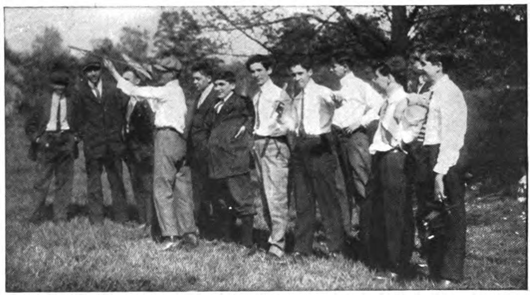 Percy Pierce launching a prize-winning model