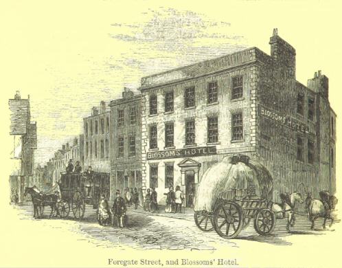 Foregate Street, and Blossoms’ Hotel