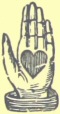 Graphic of hand with heart symbol on it