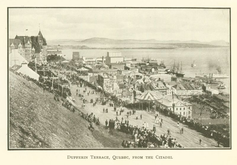 Dufferin Terrace, Quebec, from the Citadel