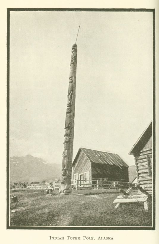 Indian Totem Pole, Alaska