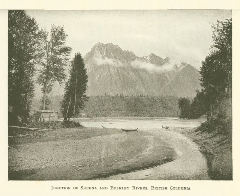 Junction of Skeena and Bulkley Rivers, British Columbia