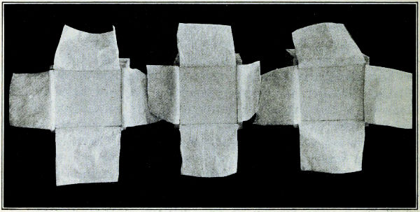 Fig. 1.—Butter packed in cubes paraffined and parchment lined.