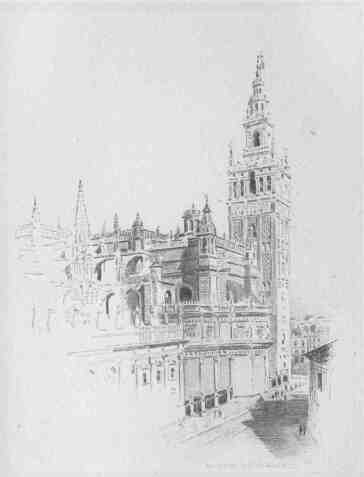 23 the Cathedral and Tower of The Giralda 