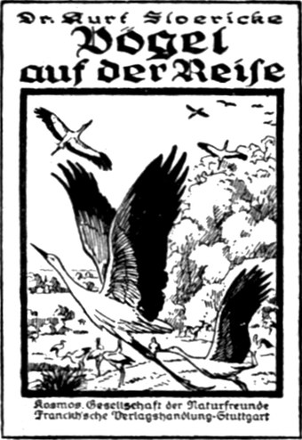 Bucheinband: Dr. Kurt Floericke — Vögel auf der Reise