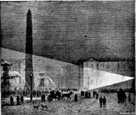 ELECTRIC LIGHTING IN PARIS IN 1844.