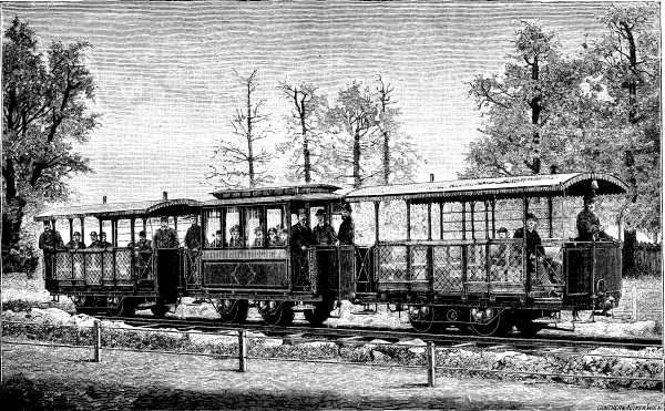 THE ELECTRIC RAILWAY AT VIENNA.